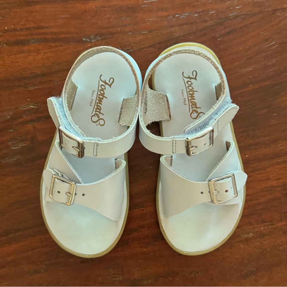 Light blue footmates sandal